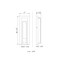 Z-Lite Keaton Outdoor Wall, 1-Light, 7 In.W x 3.5 In.L x 20.25 In.H, Black/White 520M-BK-LED - alternate 7
